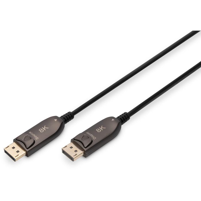 Digitus Cable DisplayPort Fibra Óptica AOC Híbrido 8K DP 1.4 20m Macho a Macho Negro 0 Digitus Cable DisplayPort Fibra Óptica AOC Híbrido 8K DP 1.4 20m Macho a Macho Negro 0
