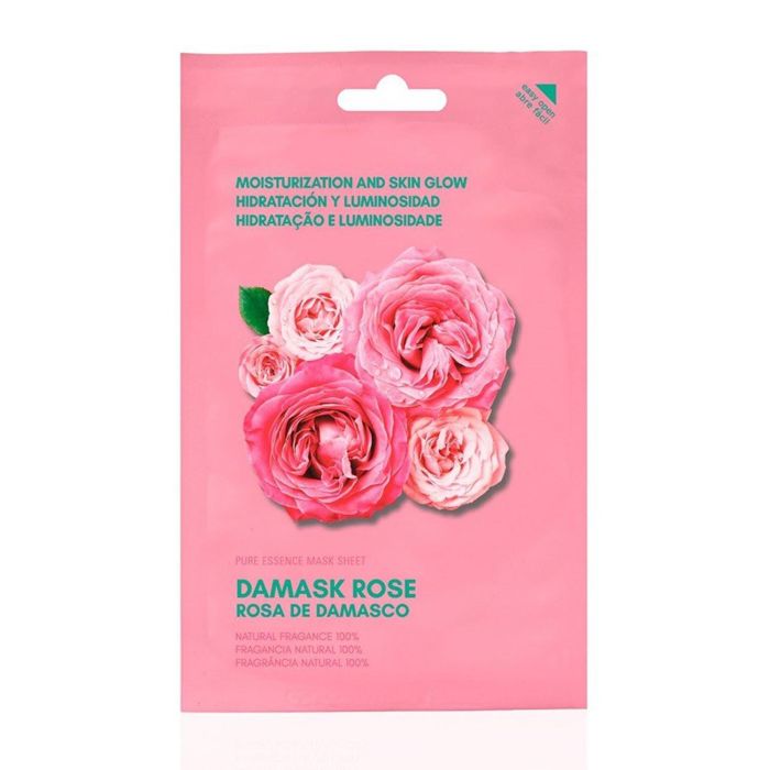 Holika Holika Pure essence Mascarilla Facial Damask Rose 23 ml para Mujer