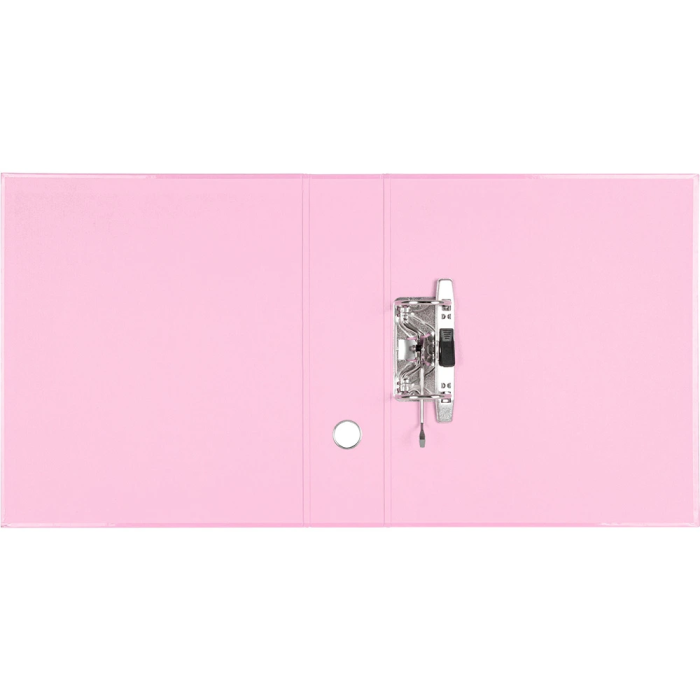 Liderpapel Archivador A4 Color System Rosa Lomo 80mm Mecanismo Palanca 75mm Compresor Metalico 3