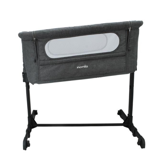 Cama Cododo gris NANIA ajustable 5 alturas posibles - colchón 4 cm 2 Cama Cododo gris NANIA ajustable 5 alturas posibles - colchón 4 cm 2