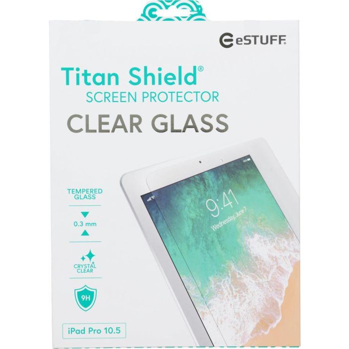 eSTUFF iPad Air 10.5 2019/Pro 10.5 Screen Protector. Titan Shield® 1 eSTUFF iPad Air 10.5 2019/Pro 10.5 Screen Protector. Titan Shield® 1