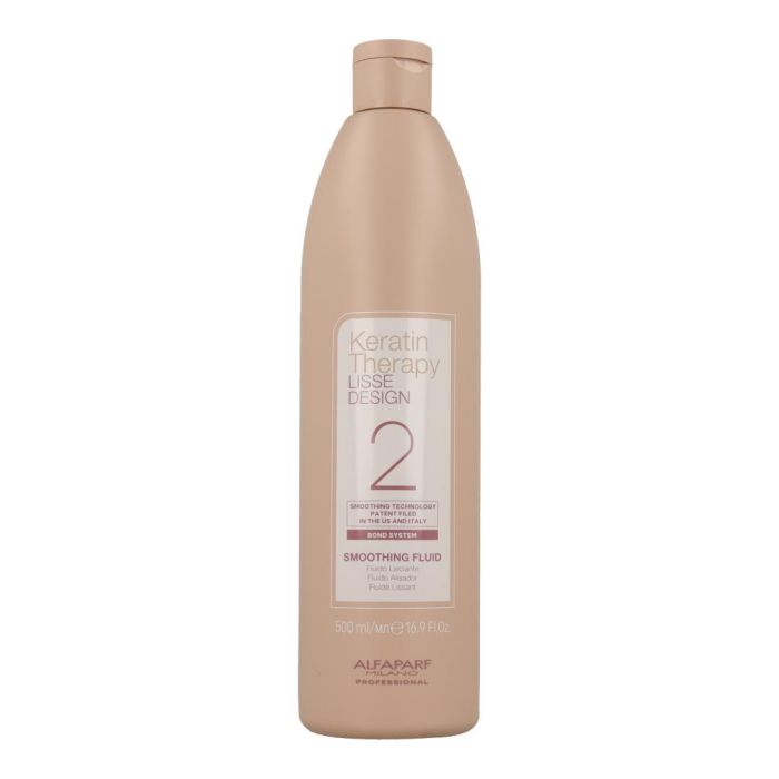 Alfaparf KERATIN THERAPY LISSE DESIGN 2 SMOOTHING FLUID 500ML - Fluido Alisador para Cabello Liso y Disciplinado