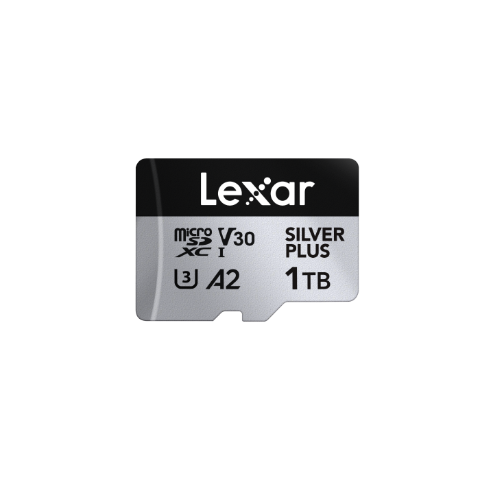 Lexar LMSSIPL001T-BNANG Tarjeta MicroSDXC Professional SILVER PLUS 1 TB UHS-I U3 V30 Lectura 205MB/s Escritura 150MB/s