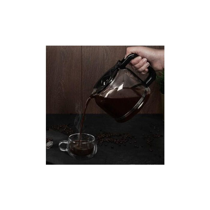 Cecotec Coffee 66 Heat Cafetera de filtro Semi-automática 1.5L, 12 Tazas, Jarra, Café Molido, 950W, Negro/Acero Inoxidable 3 Cecotec Coffee 66 Heat Cafetera de filtro Semi-automática 1.5L, 12 Tazas, Jarra, Café Molido, 950W, Negro/Acero Inoxidable 3