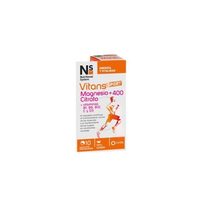 Ns Vitans Sport Magnesio +400 Citrato 10 Comp