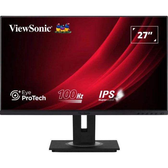 Viewsonic VG2748a Monitor Profesional LED IPS 27" (68.6cm) Full HD (1920x1080) 5ms Negro, Altavoces, USB, Ajuste Altura