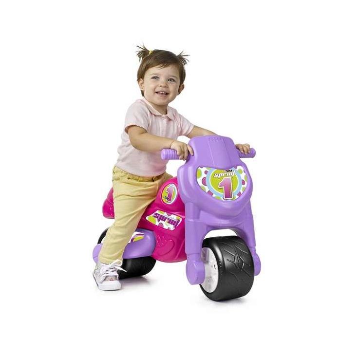 Feber Motofeber Sprint 1 Correpasillos Rosa para Niños de +18 Meses. Juguete de Empuje de 62 cm, Sin Necesidad de Pilas. 4