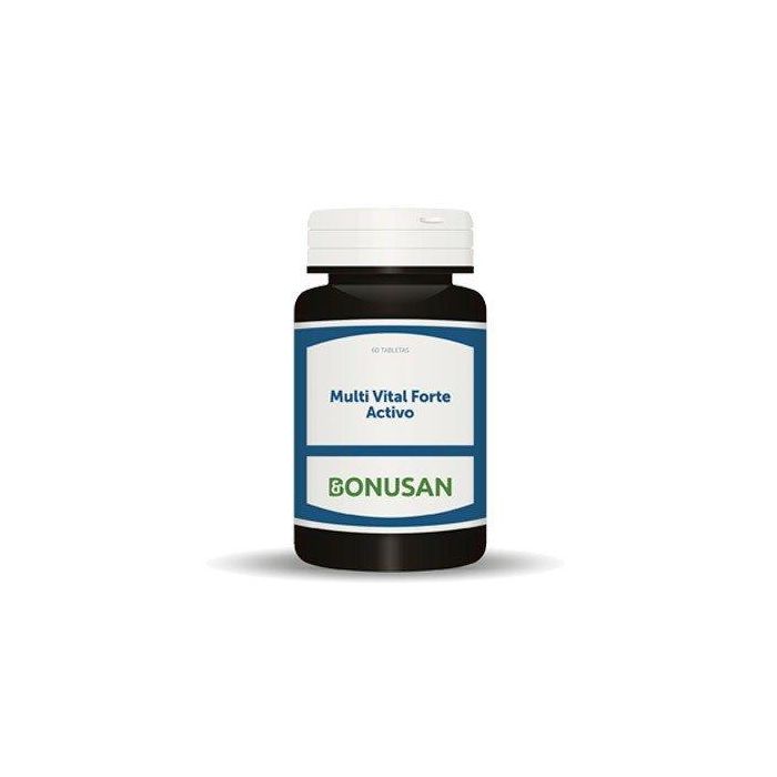 Bonusan Multi Vital Forte Activo 60 Comprimidos - Multivitamínico con Vitaminas Activas y Alta Biodisponibilidad