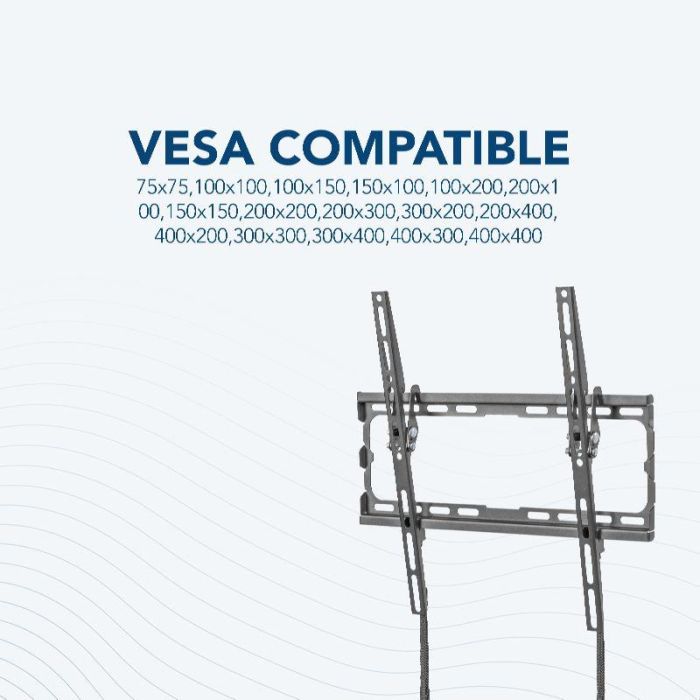 Daewoo Soporte de TV Fijo con Inclinación de 8 Grados, para Televisiones de 32 a 70 Pulgadas y hasta 45 kg de Peso