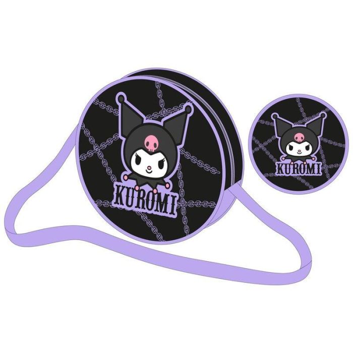 SANRIO Bolso Bandolera Kuromi Hello Kitty, para fans de Sanrio