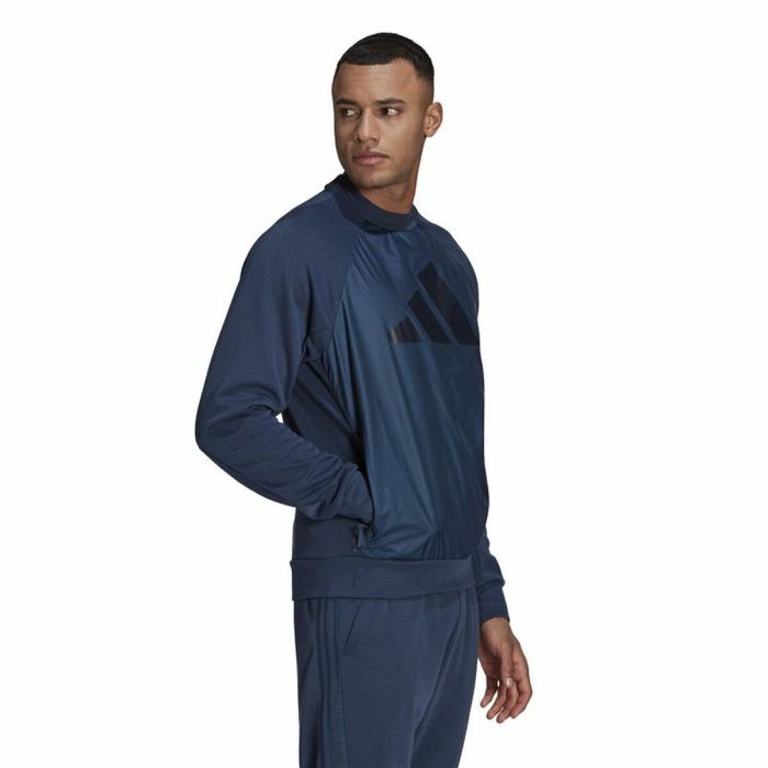 Sudadera sin Capucha Hombre Adidas Fabric Block 1