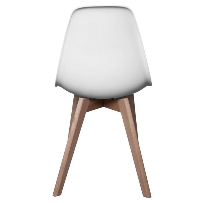 Home Deco Kids Silla Infantil Blanca Scandina para Niños Diseño Nórdico Patas Madera 3