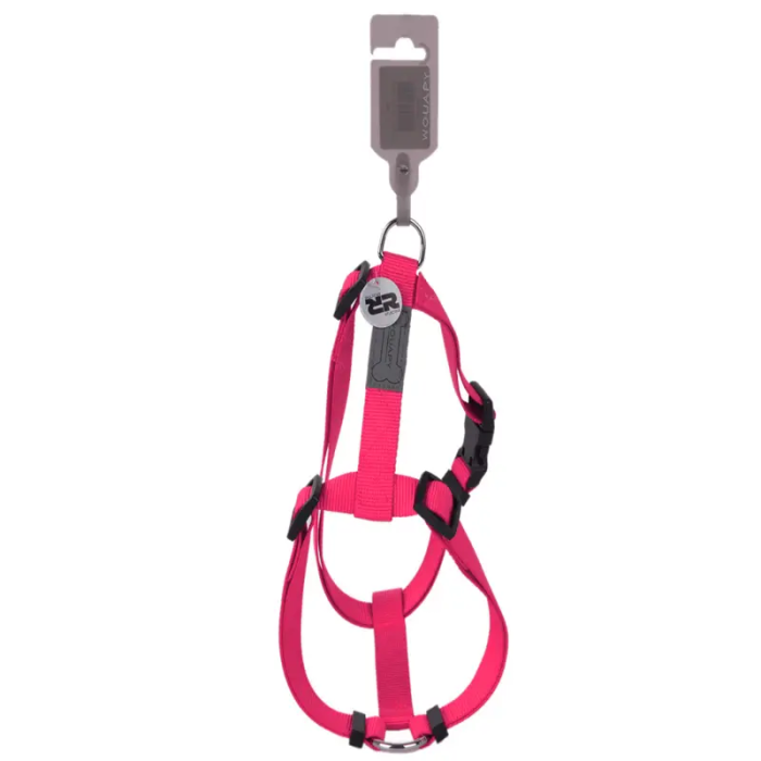 Wouapy Arnés Basic Line Fucsia 25 mm-63-97 cm