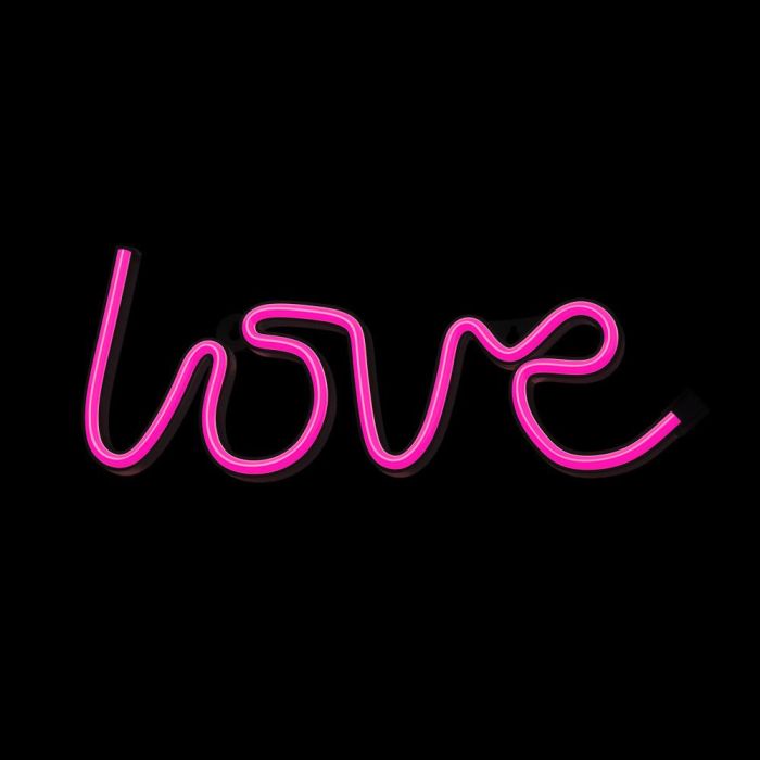 Forever Lampara Neon LED Love Pink - Iluminación Decorativa, Tecnología LED Eficiente, Funciona con USB o Pilas AA, Rosa 6 Forever Lampara Neon LED Love Pink - Iluminación Decorativa, Tecnología LED Eficiente, Funciona con USB o Pilas AA, Rosa 6