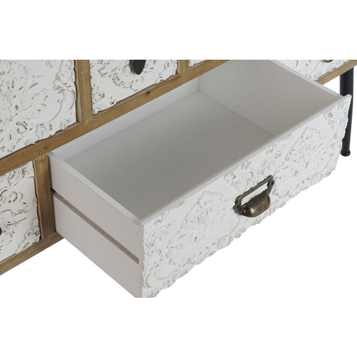 Mueble de TV DKD Home Decor 120 x 40 x 61 cm Abeto Natural Metal Blanco 3 Mueble de TV DKD Home Decor 120 x 40 x 61 cm Abeto Natural Metal Blanco 3