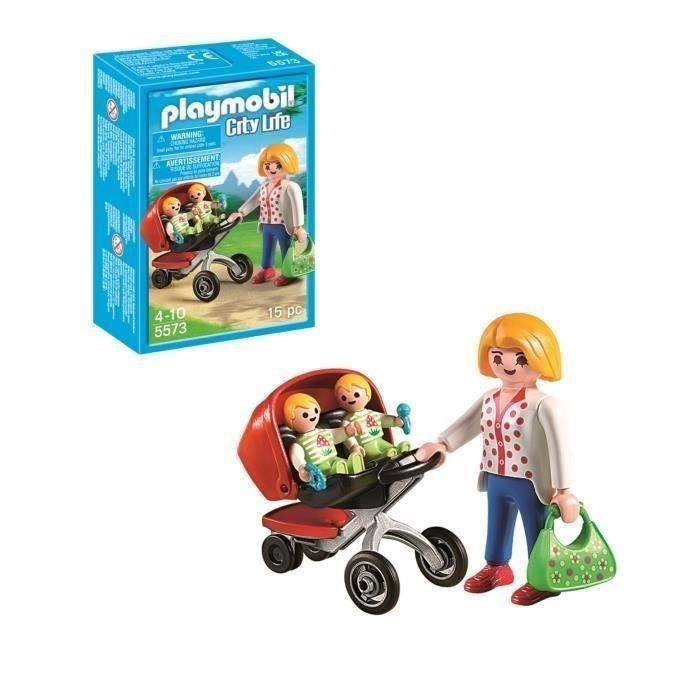 Mamá Con Carrito De Gemelos 5573 Playmobil 3