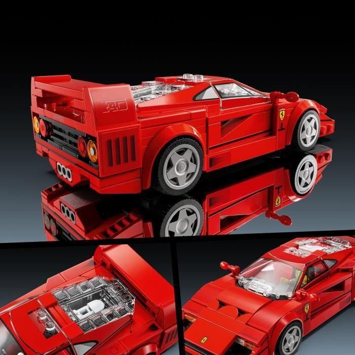 LEGO Speed Champions 76934 Ferrari F40 Supercar - Vehículo de juguete para niños y niñas 3