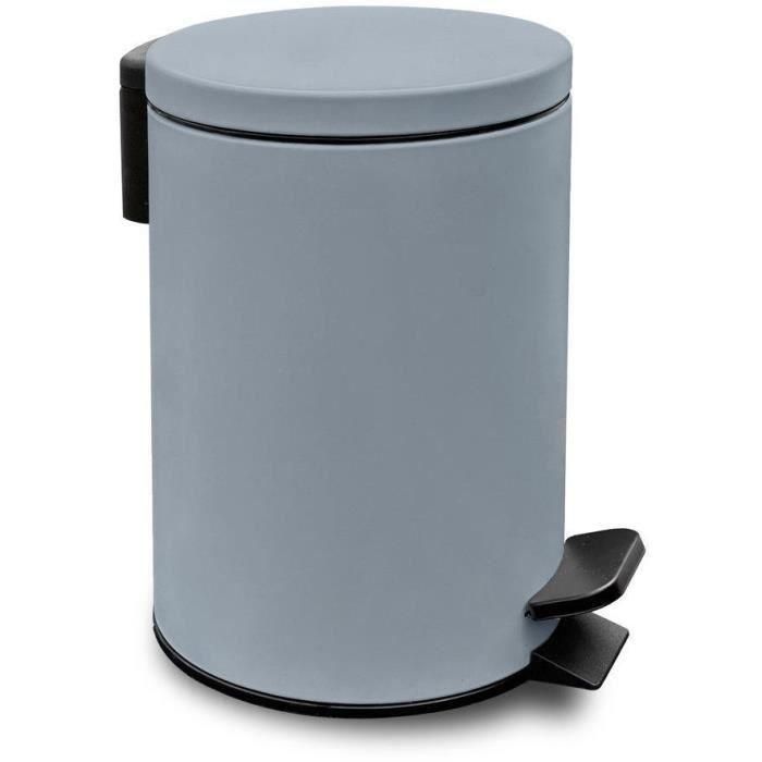 Papelera de baño - HOY - UTILITY - 3 L - Ø 17 x H 25 cm - Polipropileno - Azul suave Papelera de baño - HOY - UTILITY - 3 L - Ø 17 x H 25 cm - Polipropileno - Azul suave