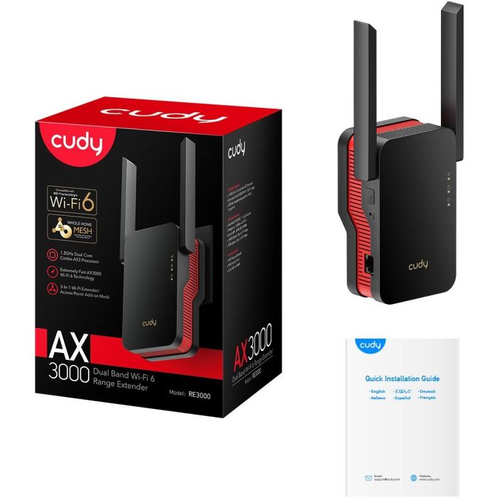 Cudy AX3000 WiFi 6 Mesh Repeater 4 Cudy AX3000 WiFi 6 Mesh Repeater 4