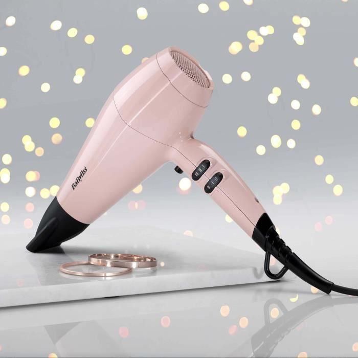 Secador de pelo Rose Blush 2200 Diseño BaByliss 5337PRE - Luz 4