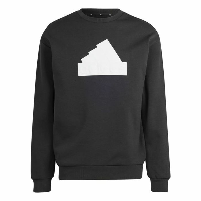 Sudadera sin Capucha Hombre Adidas Fi Bos Crw Negro XXL