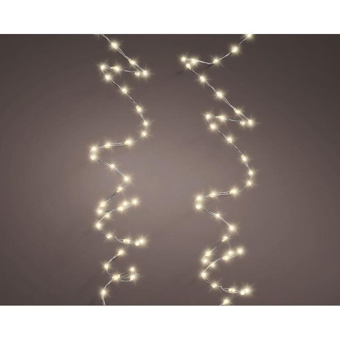 Guirnalda micro led parpadeante 378 leds luz cálida cable alambre plateado exterior 6 m 3 Guirnalda micro led parpadeante 378 leds luz cálida cable alambre plateado exterior 6 m 3