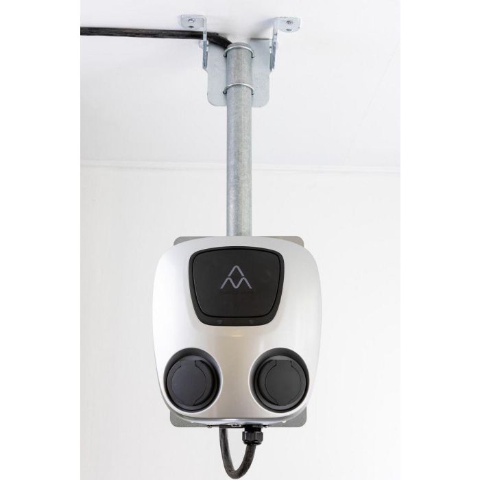 Next Green Soporte Techo y Suelo para Tubo Acero 60mm HD para Instalación de Caja de Carga 1