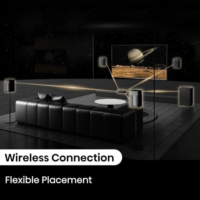 Barra de Sonido Hisense HT SATURN Negro 11