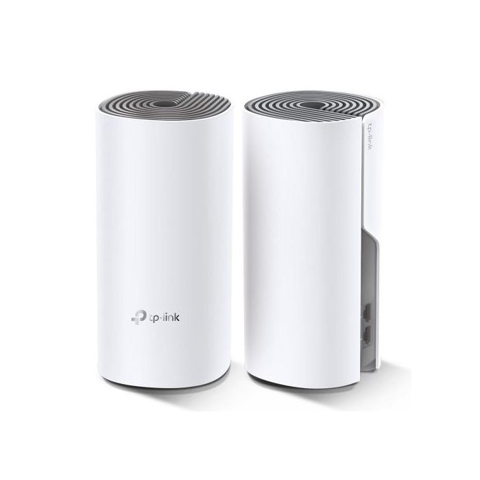TP-LINK Deco E4 2-pack Router inalámbrico Doble banda (2.4 GHz / 5 GHz) Wi-Fi 5 (802.11ac) Ethernet rápido Blanco 1 TP-LINK Deco E4 2-pack Router inalámbrico Doble banda (2.4 GHz / 5 GHz) Wi-Fi 5 (802.11ac) Ethernet rápido Blanco 1
