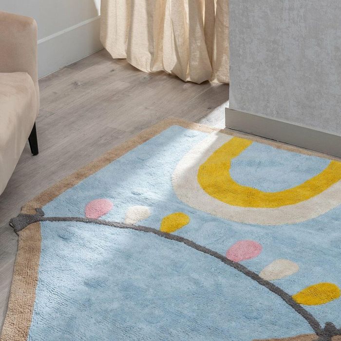 Alfombra Infantil 100 % algodón 100 x 74 cm 100 x 74 x 1 cm 3 Alfombra Infantil 100 % algodón 100 x 74 cm 100 x 74 x 1 cm 3