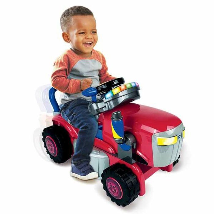 Triciclo Infantil de Plástico 2 en 1 Convertible en Tractor y Cortacésped Rojo para Niños de 12 a 36 Meses con Sonidos y Luces 3 Triciclo Infantil de Plástico 2 en 1 Convertible en Tractor y Cortacésped Rojo para Niños de 12 a 36 Meses con Sonidos y Luces 3