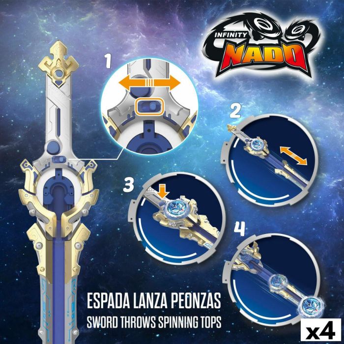 Peonza Infinity Nado (4 Unidades) 19 Peonza Infinity Nado (4 Unidades) 19