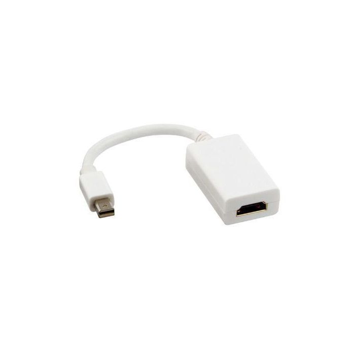 Lindy Mini-DP to HDMI Adapter, 20cm, White Lindy Mini-DP to HDMI Adapter, 20cm, White