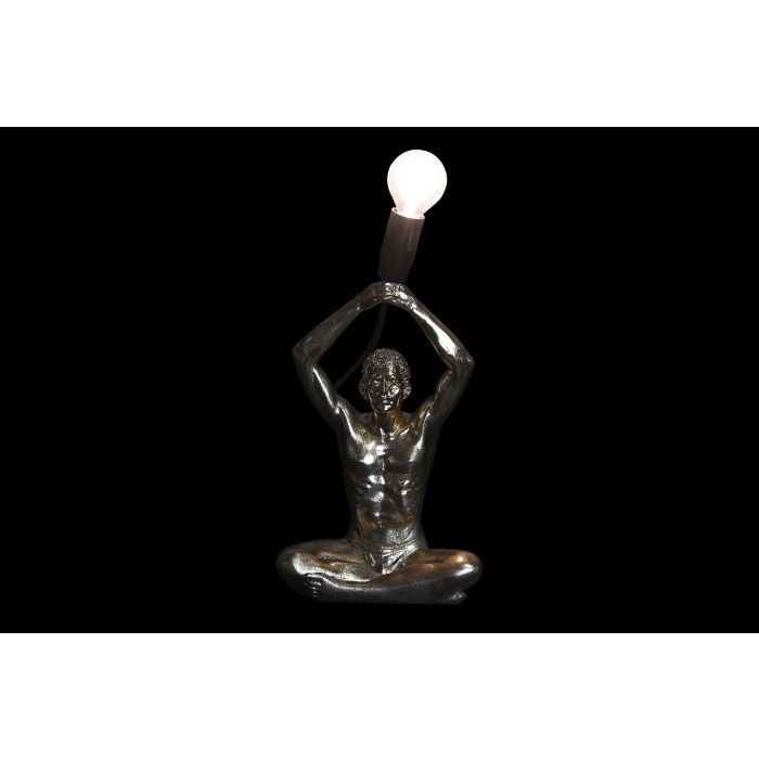 DKD Home Decor Homb Lámpara de Sobremesa Moderna Negra y Dorada, 2 Unidades, 25W E14 de Resina, 25 x 16 x 10.5 cm 3 DKD Home Decor Homb Lámpara de Sobremesa Moderna Negra y Dorada, 2 Unidades, 25W E14 de Resina, 25 x 16 x 10.5 cm 3