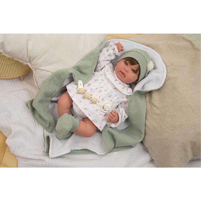 Muñeca reborn arias 45 cm paulina c/manta 13 Muñeca reborn arias 45 cm paulina c/manta 13