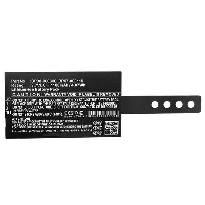 CoreParts Battery for Datalogic Barcode Scanner 4.07Wh Li-ion 3.7V 1100mAh Black for Memor NFP 1 CoreParts Battery for Datalogic Barcode Scanner 4.07Wh Li-ion 3.7V 1100mAh Black for Memor NFP 1