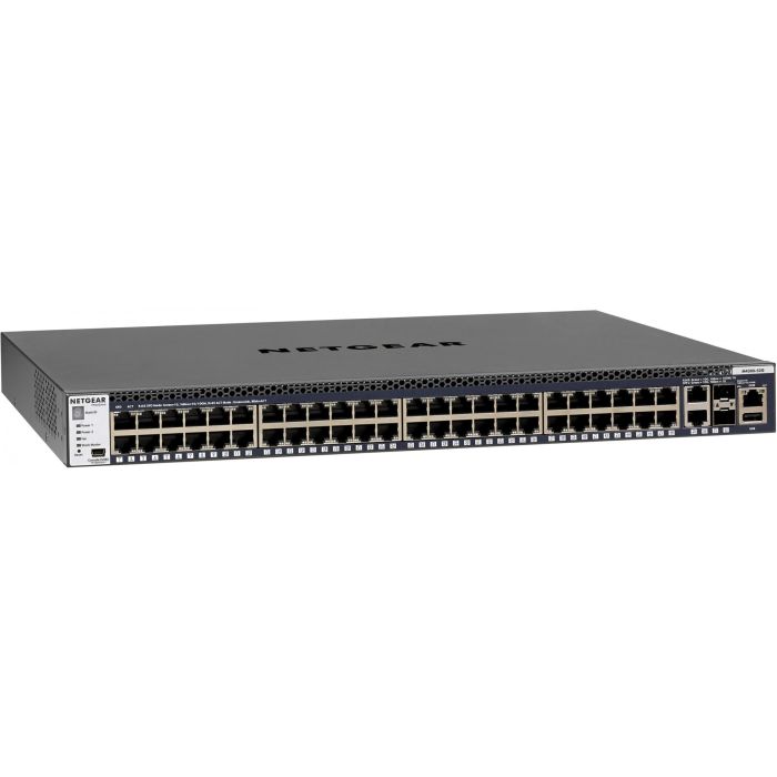 NETGEAR GSM4352S - Switch gestionado L3 52 puertos (48x RJ45 Gigabit, 4x SFP+ 10G) Apilable - Para rack 2