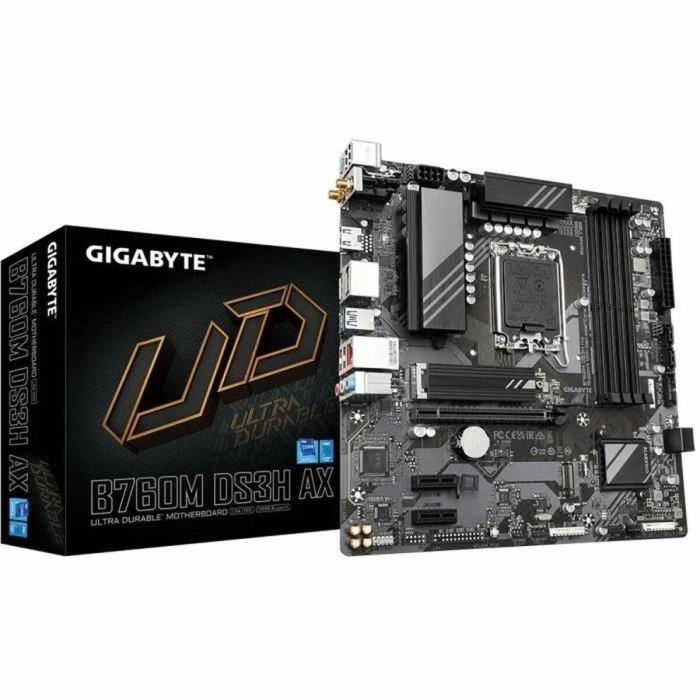 Gigabyte B760M DS3H AX Placa Base mATX LGA 1700 DDR5 Wi-Fi 6E 2.5GbE para Intel Core 14ª Gen 23 Gigabyte B760M DS3H AX Placa Base mATX LGA 1700 DDR5 Wi-Fi 6E 2.5GbE para Intel Core 14ª Gen 23