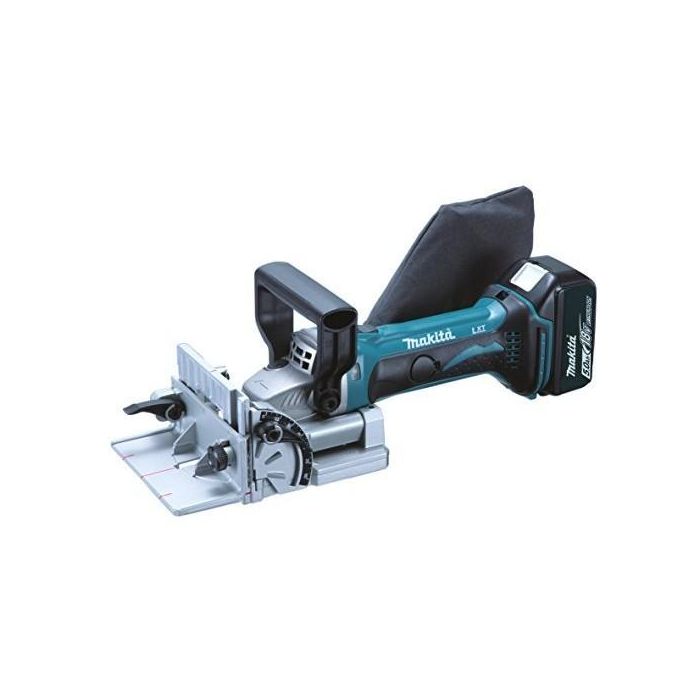 Makita DPJ180RTJ Fresadora de ranuras a batería 6500 RPM, 2 cm Profundidad, 3 kg Peso