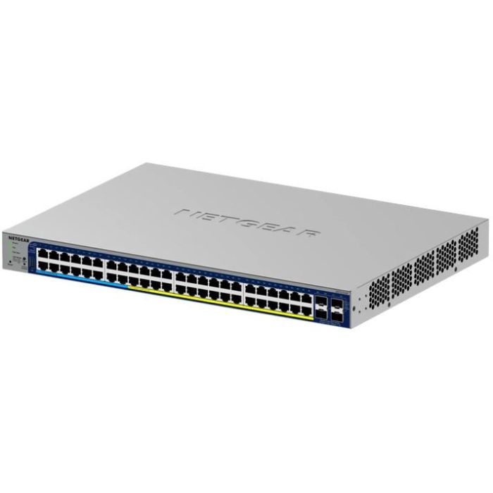 NETGEAR GS752TXUP Switch Inteligente PoE Gestionado 52 Puertos Gigabit Ethernet 48 PoE+ 16 PoE++ 640W Montaje en Rack 1U 2