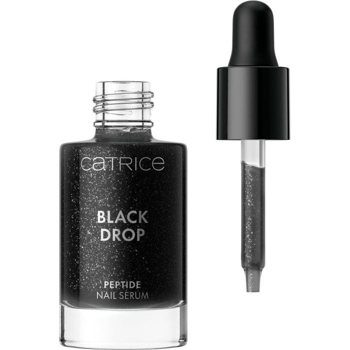 Catrice BLACK DROP Sérum para Uñas con Péptidos de Arándano, Glicerina y Pantenol, 8 ml - Tratamiento Nutritivo y Fortalecedor