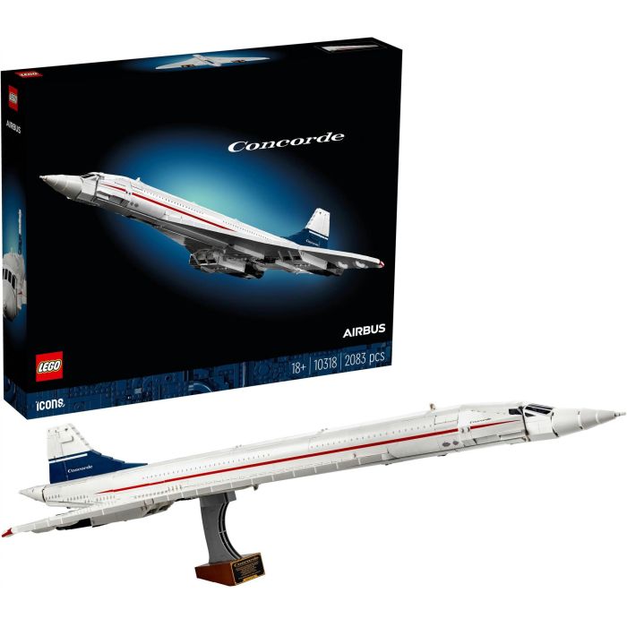 Lego AAAAN06836 Icons Concorde Kit de Construcción de Aviones para Adultos con Detalles Auténticos y 3 Modos 10