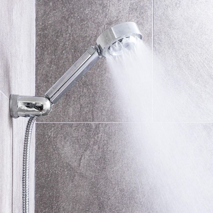 Alcachofa de Ducha Doble con Dispensador 3 en 1 Xawara InnovaGoods 12 Alcachofa de Ducha Doble con Dispensador 3 en 1 Xawara InnovaGoods 12