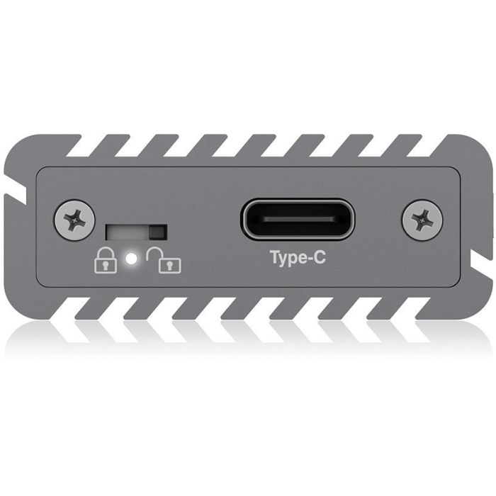 ICY BOX IB-1817M-C31 Externes USB-C 3.1 Gehäuse für M.2 NVMe SSD Aluminium 3