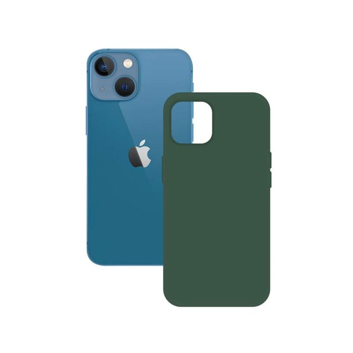 Funda para Móvil KSIX iPhone 13 Mini Verde 2 Funda para Móvil KSIX iPhone 13 Mini Verde 2