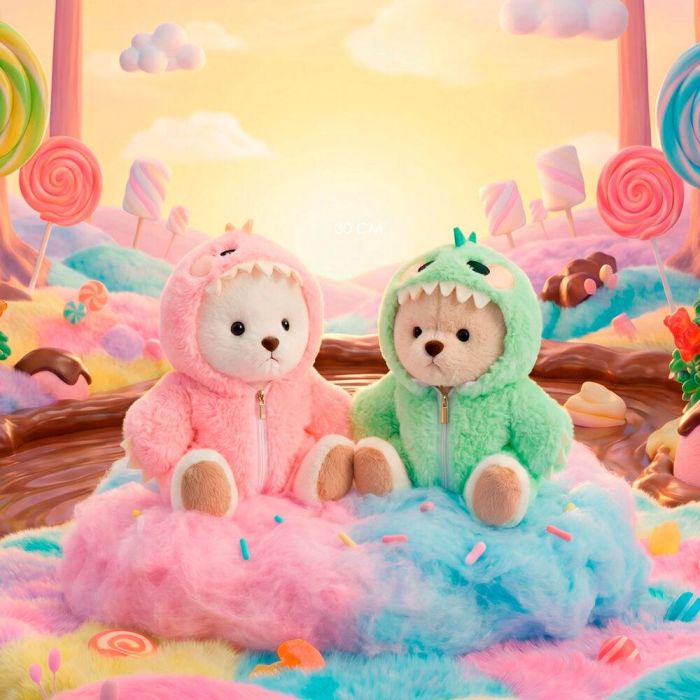 Toys Revolution Peluche Oso Lofy 30cm Surtido Disfraz Cremallera Intercambiable