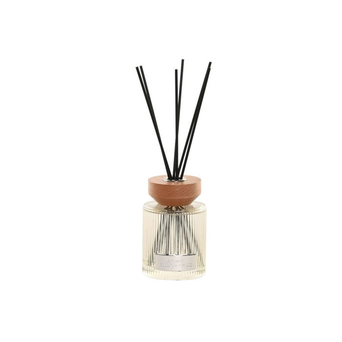 DKD Home Decor Ambientador Mikado Item Home Lino Transparente Negro 8 x 24 x 8 cm 200ml 3