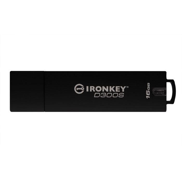 Kingston IronKey D300S/SM Memoria USB 16GB USB 3.1 con Cifrado AES 256-bit, FIPS 140-2 Nivel 3, IPX8, Segura y Resistente Kingston IronKey D300S/SM Memoria USB 16GB USB 3.1 con Cifrado AES 256-bit, FIPS 140-2 Nivel 3, IPX8, Segura y Resistente