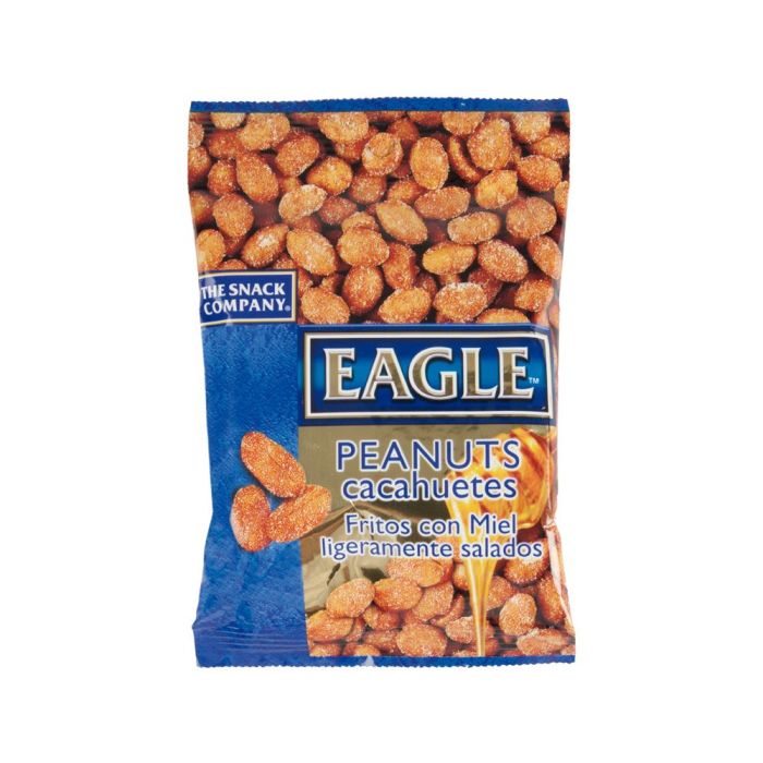 Cacahuetes Fritos Con Miel Eagle Snacks Ligeramente Salados Bolsa 75 gr 1