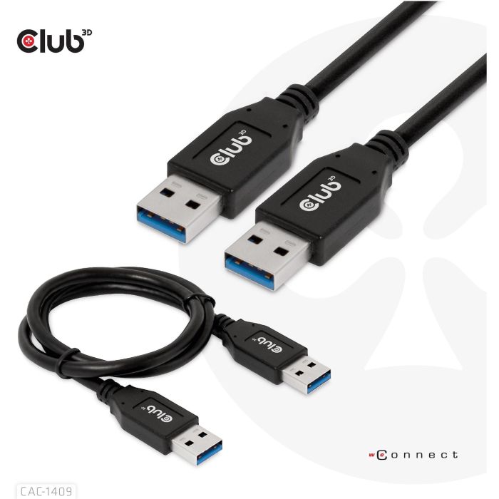 Club3D Kabel USB Typ-A Gen2 0.5m 10 Gbps St/St 7